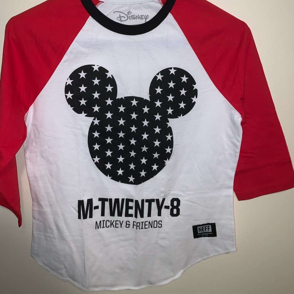 disney/neff baseball tee